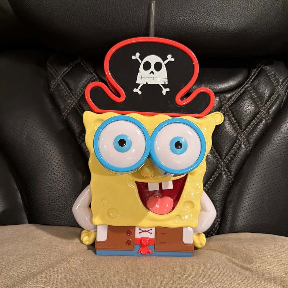 SpongeBob SquarePants Pirate Popcorn Bucket Movie Theater Collectible